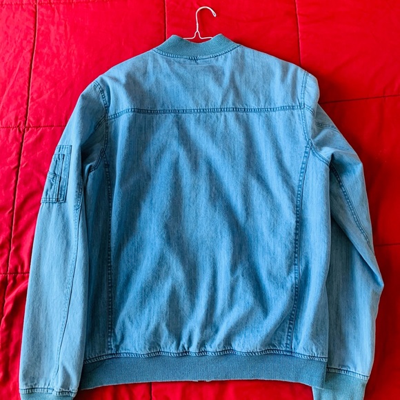 Bomber Light Blue Jacket - Picture 3 of 4